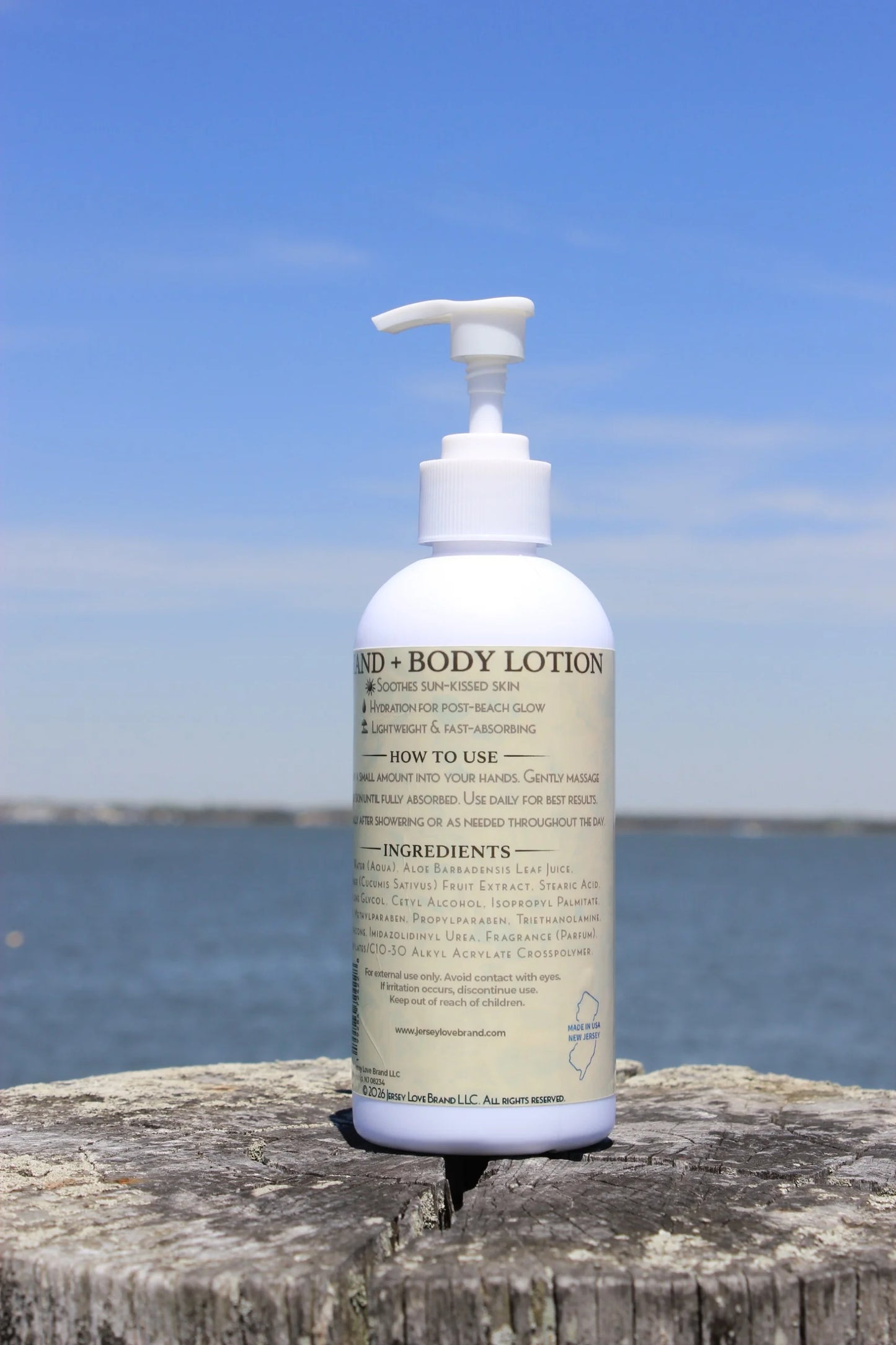 Jersey Love Moisturizing Lotion - Ocean Mist Cucumber