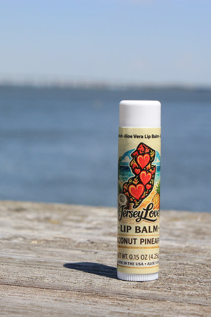 Jersey Love Lip Balm – Coconut Pineapple with Aloe Vera (SPF 15)
