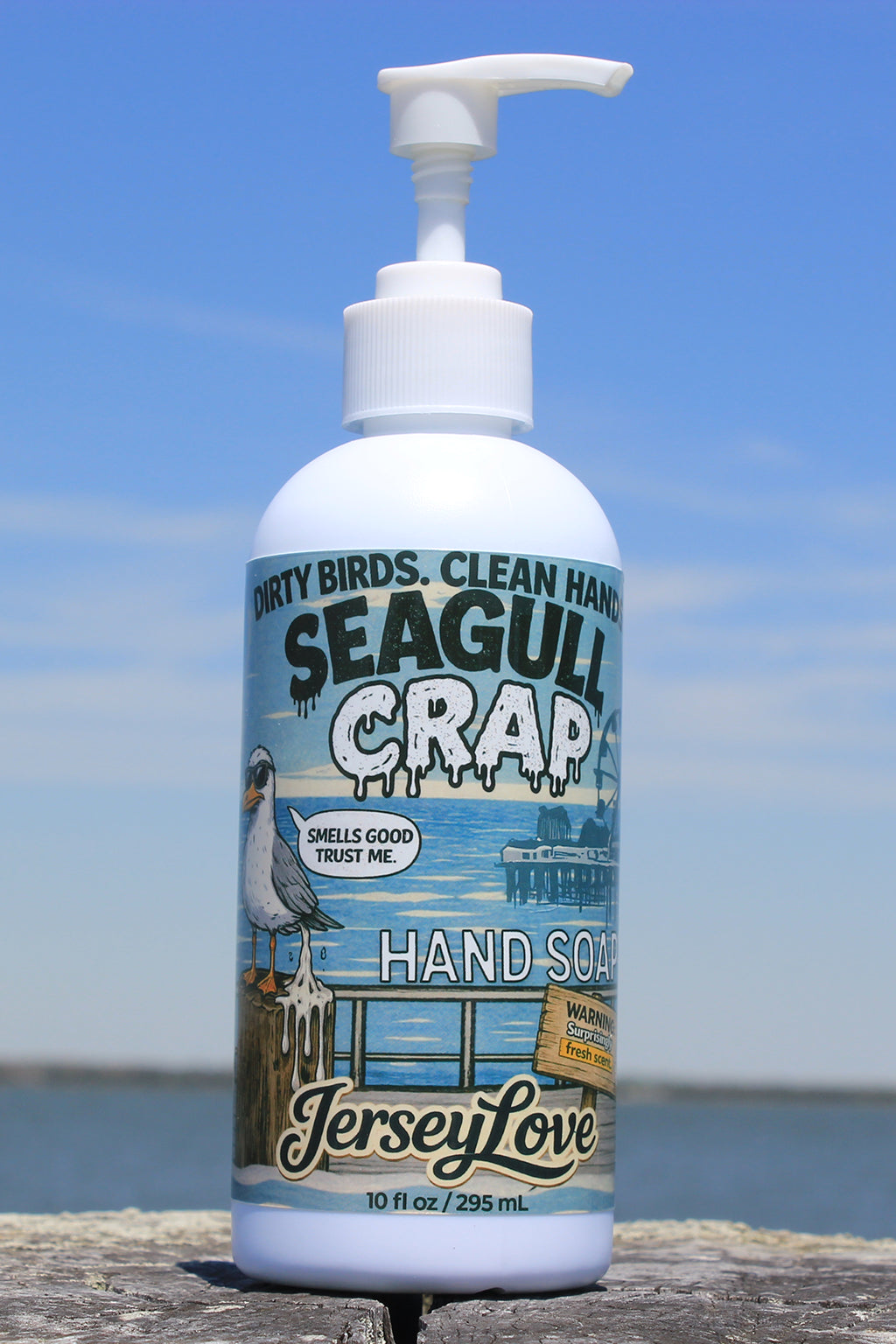 Jersey Love Seagull Crap Hand Soap