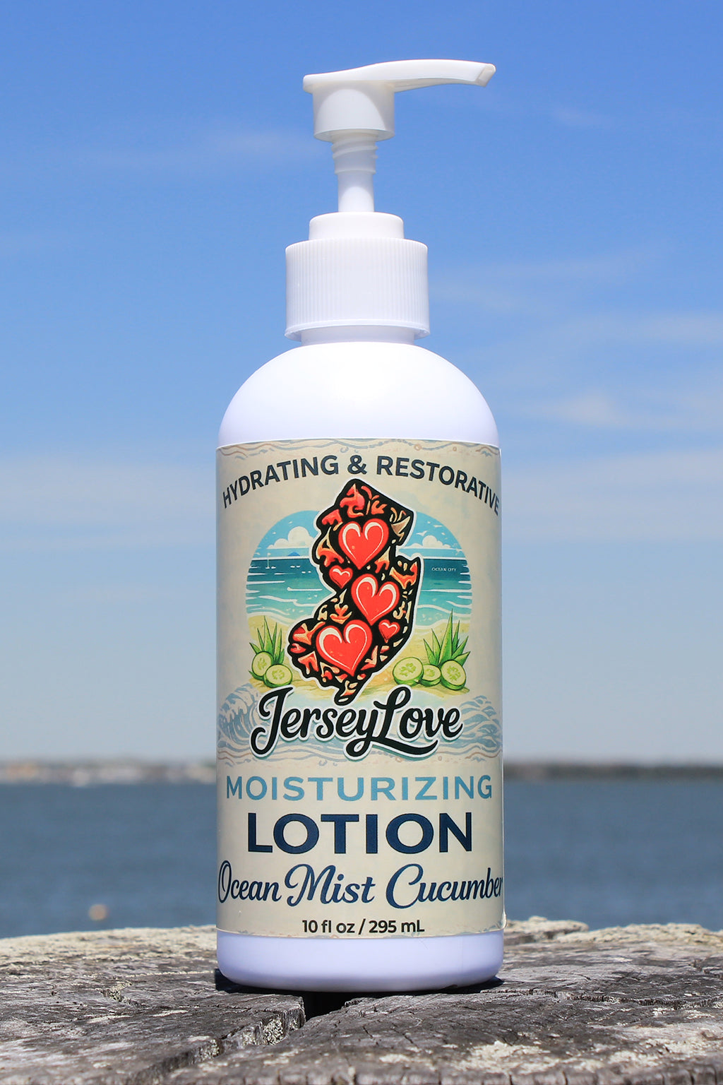 Jersey Love Moisturizing Lotion - Ocean Mist Cucumber