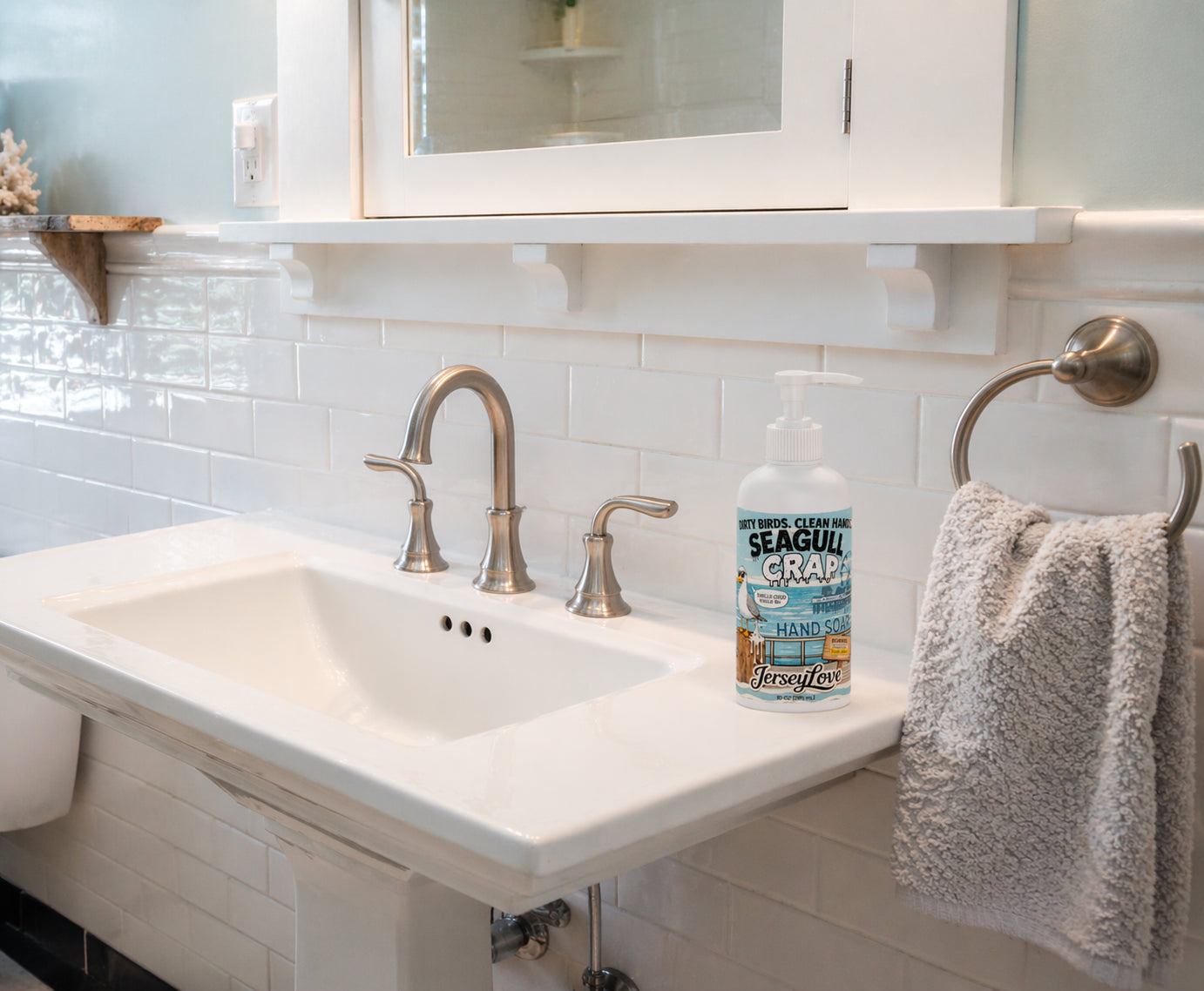 Jersey Love Seagull Crap Hand Soap